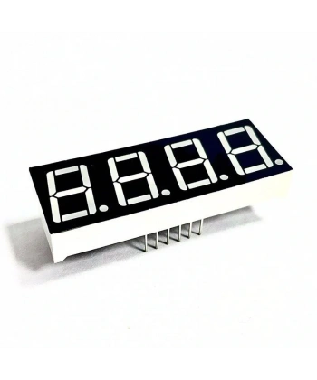 14mm 4 lü 7 Segment Display Kırmızı Ortak Katot