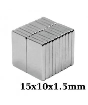 15x10x1.5mm Neodyum Güçlü Mıknatıs - Neodim Magnet