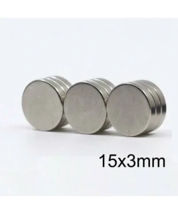 15X3mm Neodyum Güçlü Mıknatıs - Neodim Magnet