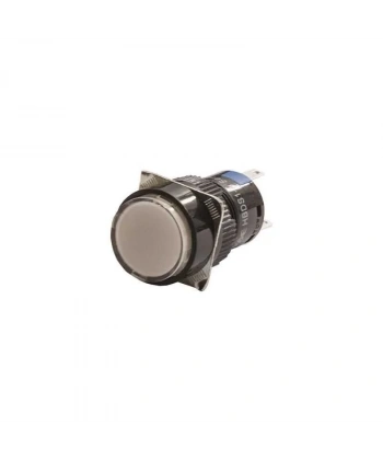 16mm 24V Beyaz Anahtarlı Buton CD-AY-11DZ/24V/W
