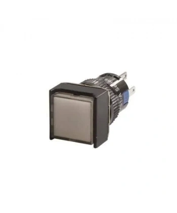 16mm 24V Beyaz Anahtarlı Kare Buton CD-AF-11DZ/24V/W