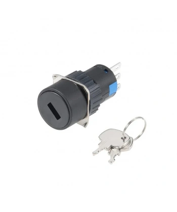 16mm Anahtarlı Mandal Buton 0-1