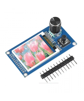 1,8 ST7735 LCD TFT Ekran + EC11 Rotary Encoder Modülü