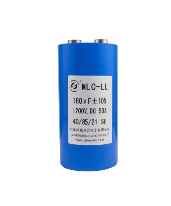 180uF 1200V 50A Yüksek Gerilim Film Kondansatör 65x130mm