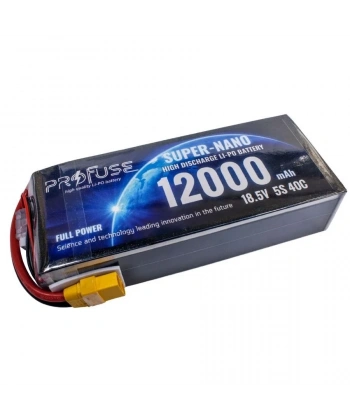 18.5V 5S 12000mAh 40C Lipo Batarya