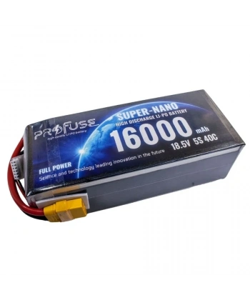 18.5V 5S 16000mAh 40C Lipo Batarya