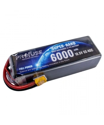 18.5V 5S 6000mAh 40C Lipo Batarya