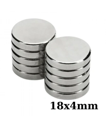 18x4mm Neodyum Güçlü Mıknatıs - Neodim Magnet