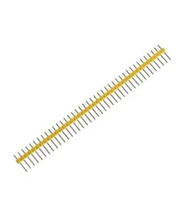 1x40 Erkek Header 40 Pin 2.54mm 180 Derece - Sarı