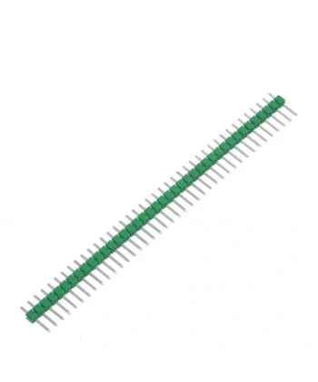 1x40 Erkek Header 40 Pin 2.54mm 180 Derece - Yeşil