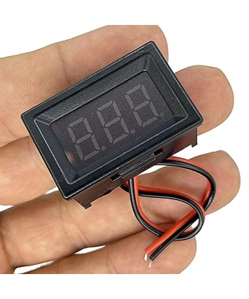 2 Kablolu Dijital Voltmetre 0.36 inç DC 2.4-30V
