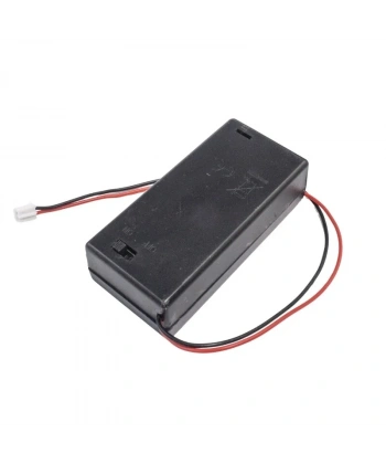 2li AA Pil Yuvası - JSH PH-2.0 Anahtarlı ve Kapaklı