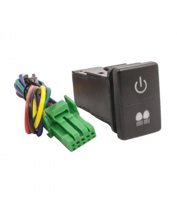 2li ON-OFF Anahtar Mavi Işıklı 5-Kablolu 12V 3A Power + Driving Lights