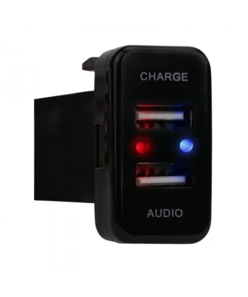 2li USB Şarj Soket Paneli - Şarj + Ses