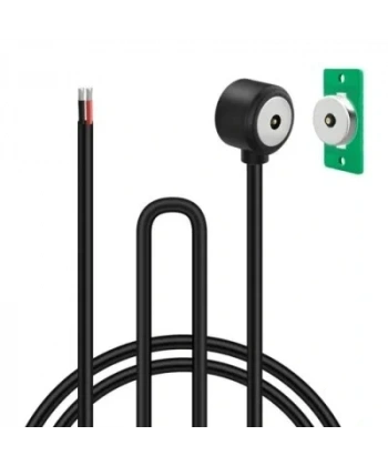 2-Pin 15mm 90C Kablolu PCBli Pogo Pin Manyetik Konnektör Takımı