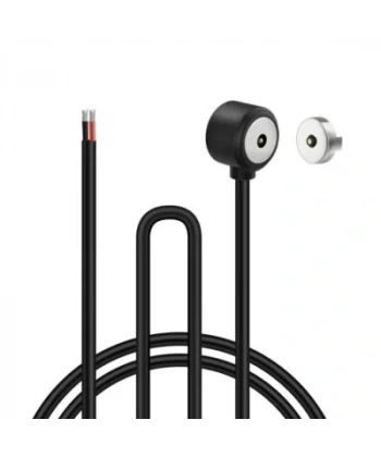2-Pin 15mm 90C Kablolu Pogo Pin Manyetik Konnektör Takımı