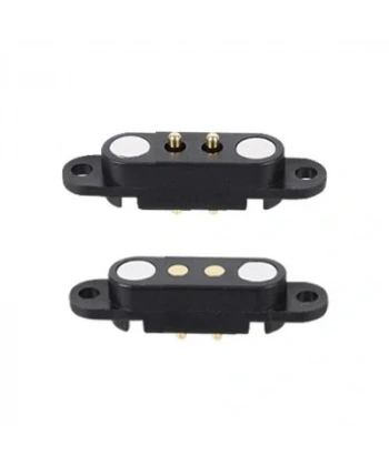 2-Pin 2.54mm Pogo Pin Manyetik Konnektör Takımı - Kulaklı