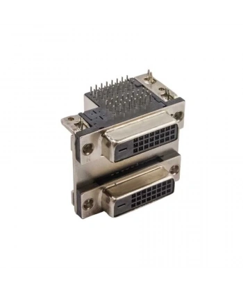 2 Port DVI-D Dual Dişi Konnektör PCB Tipi