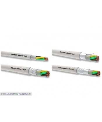 2 x 0.75mm Sinyal Kontrol Kablosu 1m LIYCY