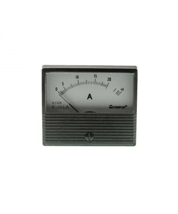 20A Analog Ampermetre - Panel Tipi Ölçü Aleti KLY-T670