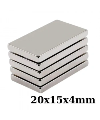 20x15x4mm Neodyum Güçlü Mıknatıs - Neodim Magnet