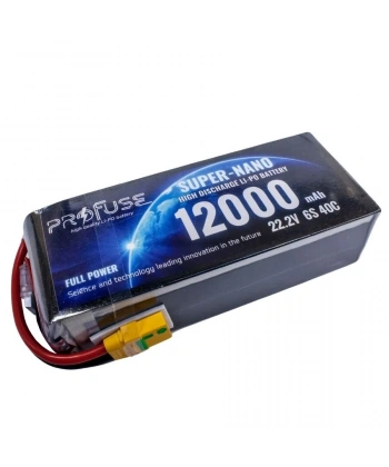 22.2V 6S 12000mAh 40C Lipo Batarya
