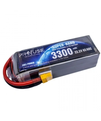 22.2V 6S 3300mAh 60C Lipo Batarya