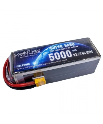 22.2V 6S 5000mAh 100C Lipo Batarya