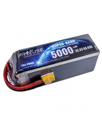 22.2V 6S 5000mAh 65C Lipo Batarya