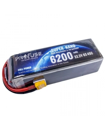 22.2V 6S 6200mAh 45C Lipo Batarya
