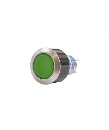 22mm 24V Yeşil Yaylı Buton CD-AWY-11D/24V/G