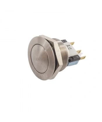 24mm Düz Yaylı Metal Buton - AV24LB404
