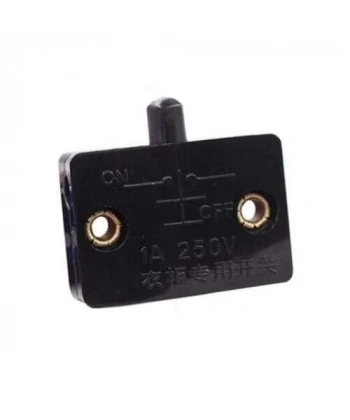 250V 1A Dolap Kapak Switch NC - Siyah