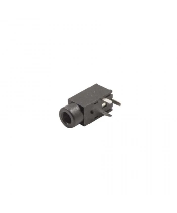 2.5mm Stereo Jack Dişi - Siyah