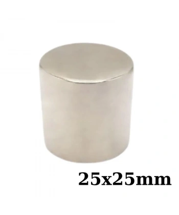 25x25mm Neodyum Güçlü Mıknatıs - Neodim Magnet