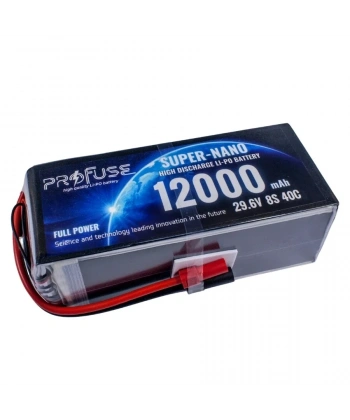 29.6V 8S 12000mAh 40C Lipo Batarya