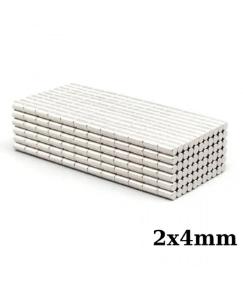 2x4mm Neodyum Güçlü Mıknatıs - Neodim Magnet