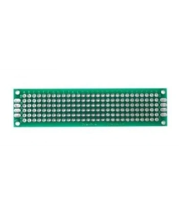 2x8cm Epoxy Çift Taraflı Delikli Plaket