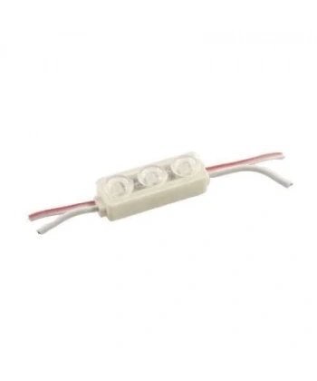 3lü Mercekli Mini Modül Led - Kırmızı 12V 0.5W
