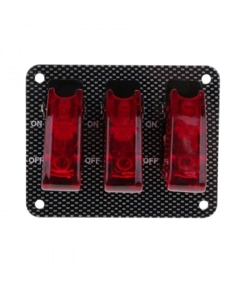 3lü ON-OFF Toggle Switch Panel