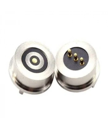 3-Pin 13.5mm Pogo Pin Manyetik Konnektör Takımı (2-Pin Ortak)