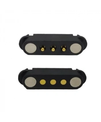 3-Pin 2.54mm Pogo Pin Manyetik Konnektör Takımı