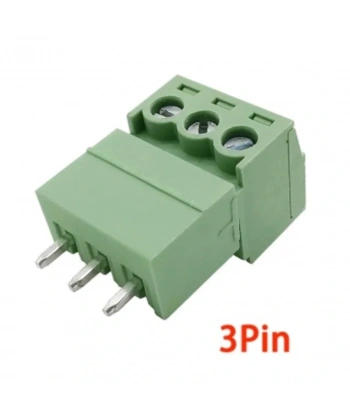 3 Pin 3.81mm Geçmeli 90C Takım Klemens