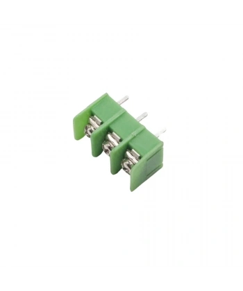 3 Pin Bariyer Klemens - 7.62mm Yeşil