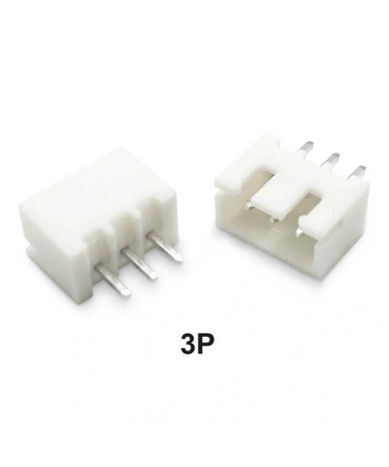 3 Pin JST-XHB 2.54 Düz Tunik Konnektör Erkek