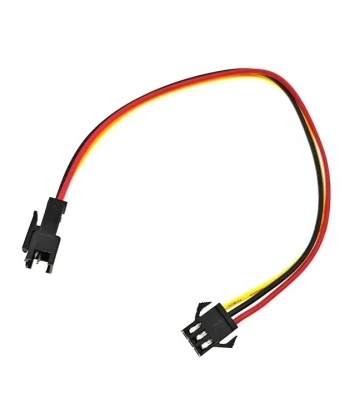 3-Pin SM 2.54mm Dişi - Erkek Uzatma Kablosu - 20cm