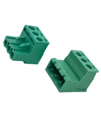 3 Pin 5.08mm Kablo Birleştirici Klemens Erkek-Dişi Set