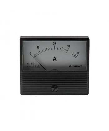 30A Analog Ampermetre - Panel Tipi Ölçü Aleti KLY-T670