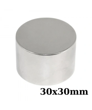 30x30mm Neodyum Güçlü Mıknatıs - Neodim Magnet
