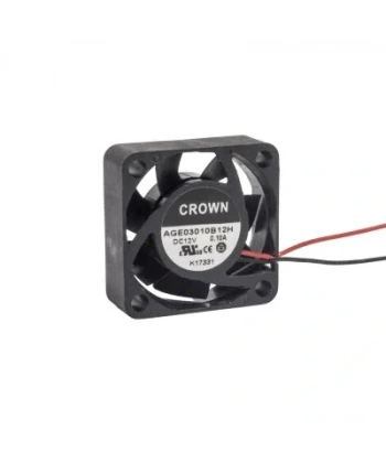 30x30x10mm 12V 0.10A Fan 2 Kablolu